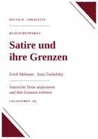 Vorschau - Arbeitsblätter - Klausurenpaket Deutsch Q2: Mühsam & Engelke – Satire und Antikriegslyrik | 2 Gedichtanalysen mit Erwartungshorizont - Deckblatt