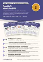 Vorschau - Stundenentwürfe - Musik Oberstufe Bundle 3: Musik im Bild — 5 Doppelstunden Q2 mit Notenbeispielen, Begriffskarten, Arbeitsblättern und Lösungen - Deckblatt