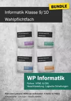 Vorschau - Unterrichtsreihen - Informatik Klasse 9/10 Bundle: Wahlpflicht mit Lösungen - Deckblatt