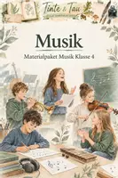 Vorschau - Stundenentwürfe - Musik Klasse 4 Materialpaket - Deckblatt