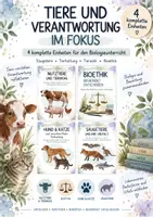 Vorschau - Unterrichtsreihen - Tiere & Verantwortung im Fokus – XXL-Bundle mit 4 kompletten Biologie-Unterrichtseinheiten | Säugetiere, Hund & Katze, Nutztiere, Tierwohl & Bioethik - Deckblatt