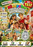 Vorschau - Test - Materialpaket Kleopatra & Julius Caesar – Zeitreise Sachunterricht - Deckblatt