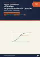 Vorschau - Arbeitsblätter - e-Funktion & Exponentialfunktionen Oberstufe: Das große Gesamtpaket (59 Anwendungsaufgaben mit Lösungen) - Deckblatt