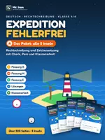 Vorschau - Unterrichtsreihen - Rechtschreibung Kl. 5/6 Komplettpaket: 5 Lernjobs G/M/E + Check - Deckblatt
