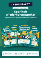 Vorschau - Arbeitsblätter - Tagesablauf, Wiederholungspaket Spanisch, Klasse 6-8 - Deckblatt