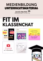 Vorschau - Arbeitsblätter - Materialpaket - Fit im Klassenchat - Deckblatt