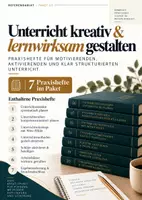 Vorschau - Unterrichtsreihen - Unterricht kreativ gestalten – 7 Praxishefte mit Methoden, Einstiegen & Unterrichtsideen | Referendariat - Deckblatt