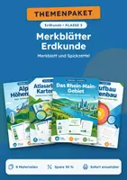 Vorschau - Arbeitsblätter - Merkblätter Erdkunde, Paket mit 8 Materialien, Klasse 5 - Deckblatt