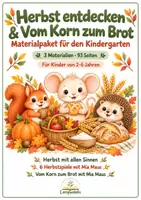 Vorschau - Stundenentwürfe - 🍂Herbst entdecken & Vom Korn zum Brot – 3 Materialien für den Kindergarten - Deckblatt
