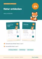 Vorschau - Arbeitsblätter - Natur Klasse 3 und 4 im Paket – Stockwerke des Waldes und die Kartoffel, Sachunterricht mit Lösungen - Deckblatt