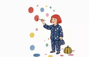 Vorschau - Unterrichtsreihen - Materialpaket: Text der Woche (Jane Goodall + Yoyoi Kusama) + Textscanner "Wortarten" + Textscanner textübergreifend - Deckblatt