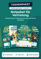Vorschau - Arbeitsblätter - Wiederholung, Vertretungs-Notpaket, Klasse 7-8 - Deckblatt
