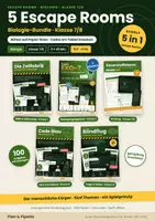 Vorschau - Arbeitsblätter - Escape Room Biologie Klasse 7/8 Bundle: Zelle, Bewegungsapparat, Atmung, Herz-Kreislauf, Auge | 5 Escape Rooms mit Rätselkarten + digitaler Code-Eingabe - Deckblatt