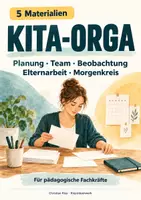 Vorschau - Anderer Materialtyp - Kita-Orga-Bundle: Wochenplanung, Team, Beobachtung & Elternarbeit plus Morgenkreis-Organisation - Deckblatt