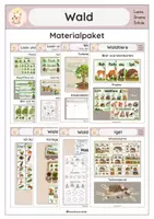 Vorschau - Arbeitsblätter - Wald I Materialpaket I Klasse 1/2 - Deckblatt