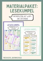 Vorschau - Arbeitsblätter - Materialpaket: Lesekumpel (Partnerlesen) - Deckblatt