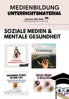 Vorschau - Arbeitsblätter - Materialpaket - Soziale Medien und mentale Gesundheit - Deckblatt