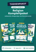 Vorschau - Arbeitsblätter - Außenseiter, Komplettpaket Religion, Klasse 8-9 - Deckblatt