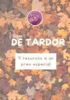 Vista previa - Hojas de trabajo - Lectoescriptura de tardor - Portada