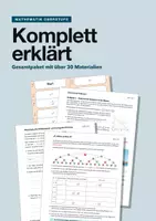 Vorschau - Stundenentwürfe - 💯 Mathematik der Oberstufe komplett erklärt – praxisnah und schülergerecht - Deckblatt