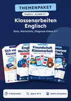 Vorschau - Arbeitsblätter - Klassenarbeiten Englisch Klasse 5-7: Tests und Diagnose - Deckblatt
