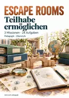 Vorschau - Stundenentwürfe - Teilhabe ermöglichen | 3 Escape Rooms Pädagogik | Bourdieu, Heitmeyer & interkulturelle Bildung - Deckblatt