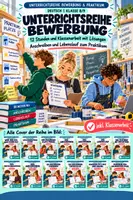 Vorschau - Arbeitsblätter - Unterrichtsreihe Bewerbung | 12 Stunden und Klassenarbeit mit Lösungen | Deutsch Klasse 8/9 - Deckblatt
