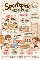 Vorschau - Stundenentwürfe - Materialpaket Sportspiele Klasse 1-4 - Deckblatt