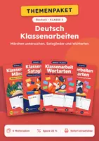 Vorschau - Test - Märchen untersuchen, Klassenarbeiten-Set Deutsch, Klasse 5 - Deckblatt