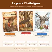 Aperçu - Feuilles d'exercices - Kit pédagogique PACK CHÂTAIGNE 1/ 2 + hors série harcélement - Page de couverture