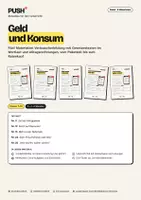 Vorschau - Stundenentwürfe - Geld und Konsum Materialpaket: Zoll, Reparatur, Nebenjob, Tierhaltung, Ratenkauf - Deckblatt