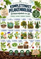 Vorschau - Stundenentwürfe - Komplettpaket Pflanzenbiologie – MEGA-Bundle mit 19 Unterrichtseinheiten | Pflanzenbau, Wachstum, Fotosynthese, Fortpflanzung, Vielfalt & Anpassung - Deckblatt