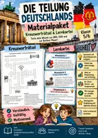 Vorschau - Unterrichtsreihen - Materialpaket Teilung Deutschlands und der Bau der Mauer - Deckblatt