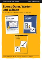 Vorschau - Fördermaterial/Inklusion - Struktur-Starter Paket: Zuerst-Dann, Wartekarten, Wahlkarten, Autismus - Deckblatt