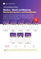 Vorschau - Arbeitsblätter - Medien – Macht und Meinung – Gesellschaftslehre Kl. 9/10 (Paket) - Deckblatt
