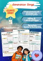 Vorschau - Stundenentwürfe - Generation Binge - Konsumverhalten – Unterrichtsbundle (Arbeitsblätter, Spiele, Merkblätter, Lehrkrafthandreichungen & Präsentationen) - Deckblatt