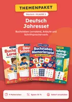 Vorschau - Arbeitsblätter - Buchstaben Lernstand, Jahresset Deutsch, Klasse 1 - Deckblatt