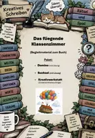 Vorschau - Arbeitsblätter - Das fliegende Klassenzimmer | 3-teiliges Paket | Unterrichtsmaterial | Klasse 5-8 | mit Lösungen - Deckblatt
