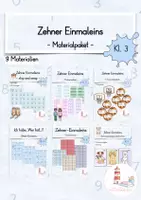 Vorschau - Spiele - Zehner Einmaleins Materialpaket (Kl. 3) - Deckblatt