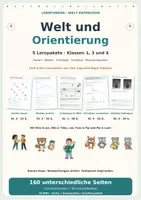 Vorschau - Arbeitsblätter - Welt und Orientierung - Deckblatt