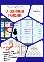 Vorschau - Stundenentwürfe - Materialpaket Französische Grammatik (La grammaire) - Deckblatt