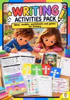 Vista previa - Unidades / Secuencias / Situaciones de Aprendizaje - Writing activities Pack - Portada