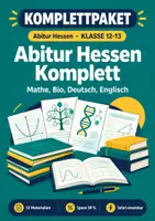 Vorschau - Arbeitsblätter - Abitur Hessen Komplett: Mathe, Bio, Deutsch, Englisch - Deckblatt