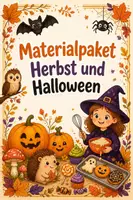 Vorschau - Unterrichtsreihen - Materialpaket Herbst und Halloween - Deckblatt