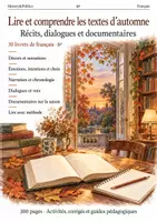Aperçu - Feuilles d'exercices - Compréhension écrite 6e : 30 livrets de français sur l’automne - Page de couverture