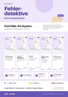 Vorschau - Arbeitsblätter - Fehlerdetektive Grammatik Bundle A1–B1 | 5 DaF/DaZ Grammatikspiele mit 180 Fallkarten - Deckblatt