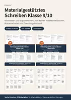 Vorschau - Unterrichtsreihen - Materialgestütztes Schreiben Klasse 9/10 – informieren, argumentieren: Paket - Deckblatt