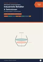 Vorschau - Arbeitsblätter - Industrielle Behälter & Tankvolumen: 4 Aufgaben zur Rotationsintegration - Deckblatt