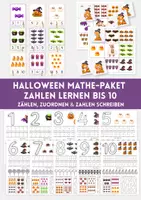 Vorschau - Spiele - Halloween Mathe-Paket Zahlen 1–10 | Zählen, Mengen & Zahlen schreiben | Kita, Vorschule & 1. Klasse - Deckblatt