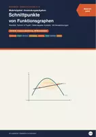 Vorschau - Arbeitsblätter - Schnittpunkte von Funktionsgraphen: Mobilität, Technik & Physik | Materialpaket Analysis - Deckblatt